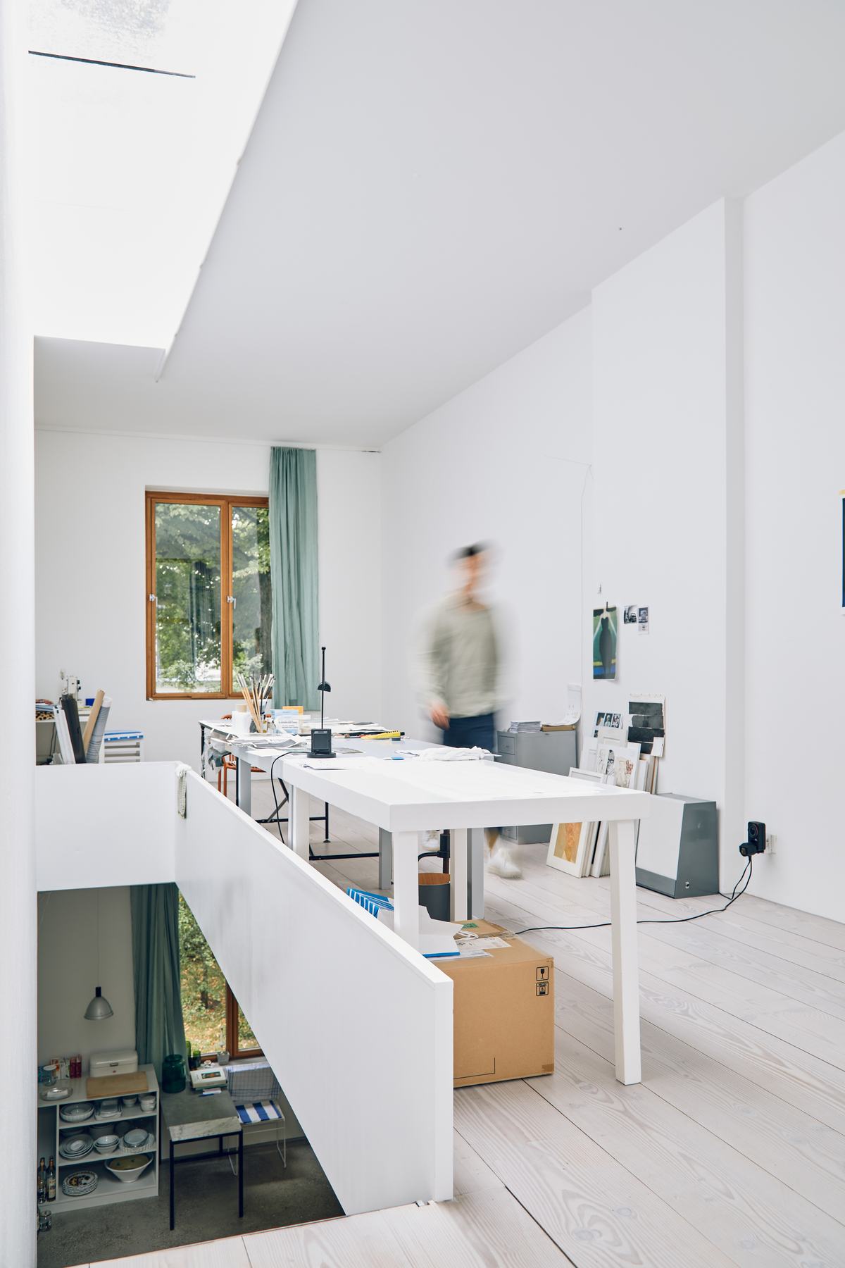Atelier house, Hamburg, interior